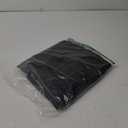 Sun Zero Easton Energy Saving Blackout Rod Pocket Curtain Panel, 40" x 84", Black