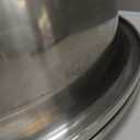 2 Pack Large Mixing Bowl Oversized All Purpose 304 Stainless Steel Polished Mirror Flat Base Metal Bowl for Home or Commercial Prepping Baking Mixing Marinating(16 Qt)