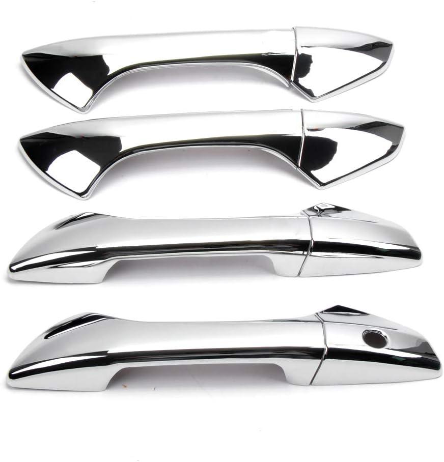 Dreamseek Set of 6, 3 Door Handle Cover for Honda Accord 2008 2009 2010 2011 2012 Chrome Molding Trim