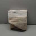 Boensi Gradient Yellow Laundry Basket With Handle - 21"17"12" Large Woven Cotton Rope Blanket Basket, Storage Basket For Blankets, Baby Toys & Clothes (Fits Bathroom, Nursery, Bedroom, Living Room)