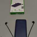 Belkin Portable Charger Power Bank for iPhone/Android - 10,000mAh, 23W Battery Pack for Phone with Integrated USB-C, Lightning Cables - Pass-Through Capability, Charge 2 Devices at Once (Blue)