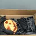 Haunted Hill Farm 6.0-Ft Poseable Lighted Pumpkin Witch with Sound