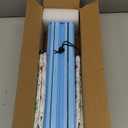 Mahjong Racks with Pushers, Blue Wooden American Mahjong Tile Pushers and Racks Set of 4, with White Printed Mahjong Racks Drawstring Bag, Mahjong Accessories (19.68 Inches)