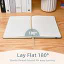 XAOWON Lined Journal, 192 Pages, 5.7''x8.3'', 100 GSM Thick Paper, Hardcover Notebook for Work, Journaling Notebooks for Men, Women, Green