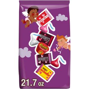 2 x HERSHEY'S and REESE'S Assorted Chocolate, Valentine's Candy Bag, 21.7 oz