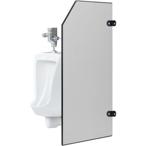 Urinal Partition, Wall-mounted Urinal Screen Toilet Partition,Mens Urinal Privacy Screen Divider Partition for Hotel/Schools/Kindergartens/Shopping Malls/Public Places,1 PCS
