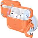 ESR for AirPods Pro 3 Case (2025), Compatible with Airpods Pro 3rd Generation (USB-C Cable), Magnetic Lid, MagSafe Ready, Powerful Drop Protection, Cyber Series, Orange