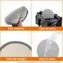 Yoga Knee Pad, 1.57 Inch Thick, Memory Foam and EPE Foam, Waterproof and Non-Slip, for Knees Elbows Wrist Hands Head Yoga Pilates Work Out Kneeling Pad, Exercise Mat 2