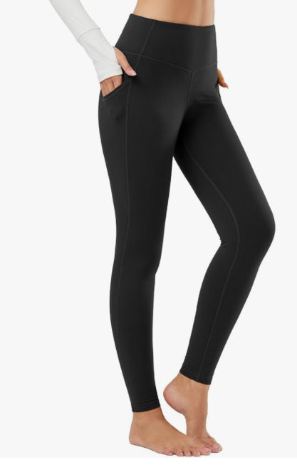 baleaf Winter Clothing Women Leggings Fleece Lined Tights Thermal Warm Thick Cold Weather Gear 1 Pockets