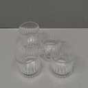 QXMYGSLSD 4Pcs Chinese style Baijiu cup, ceramic household high, ancient Chinese rice wine small cup