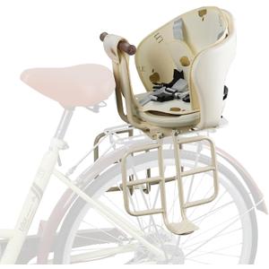 Rear Child Bike Seat,Rear Mounted Child Bike Seats,Back Mount Child Seat with Back Rest Armrest Foot Pedals,Width Adjustable Bicycle Rear Seat,Fits All Bicycle Rear Frames