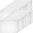 Honoson 30 Pcs 11 x 17 Inches Clear Envelopes with Snap Closure Clear Plastic Envelopes Plastic Envelopes for Documents File Folders for Office Home