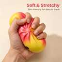 Mystery Colorful Dumpling Squishies with Steamer Box | Soft Stretchy Bao Bun, Stress Relief Balls, Sensory Fidget Squeeze Toys, Anxiety Relief, Decompression Desk Toys