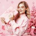 Sieral 8 Pcs Winter Gift Sets for Women Pink Baskets Gifts Get Well Soon Winter Gift Box Care Package for Girl Wife Mother Daughter Sister Teacher Nurse Female Friend Birthday Supplies (Pink)