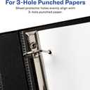 Avery Diamond Clear Page-Size Sheet Protectors, Pre-Punched for Use with Tab Dividers, Top Load, 50 Document Protectors (74203)