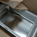 Stainless Steel Litter Box | XL Enclosed Cat Litter Boxes with Lid for Big Cats | High Sided, Anti-Urine Leakage | Non-Stick Bottom & Includes Litter Mat & Metal Scoop