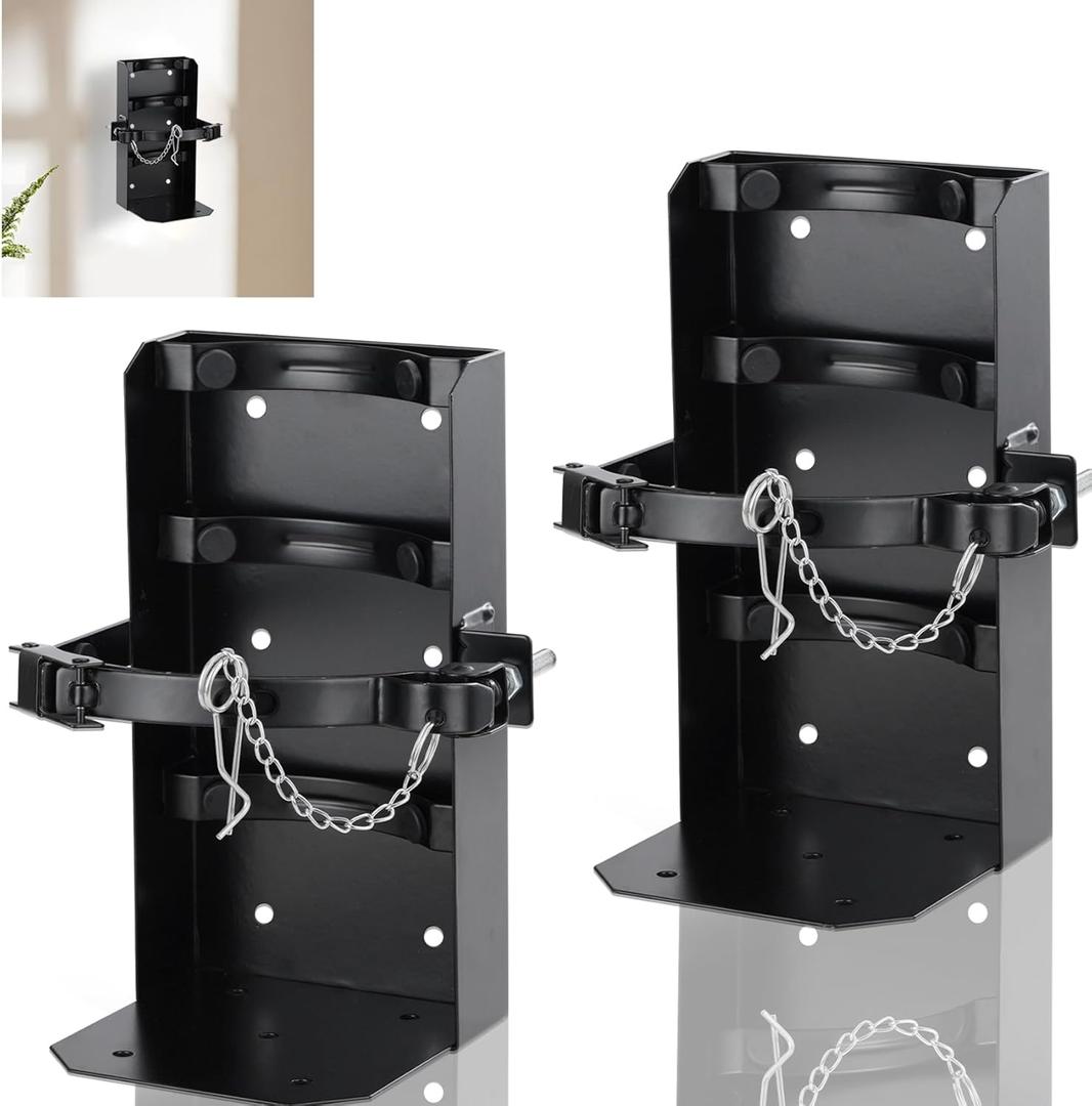 2 Pcs 20lb Heavy Duty Fire Extinguisher Bracket Wall Mount, 20 LB Fire Extinguisher Mount for Truck, Fit 20lb Dry/10lb CO2 Extinguisher, for Garage Vehicle, Replace amerex 8103