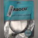 Vabogu Cat 8 Ethernet Cable 1.5FT, Heavy Duty 26AWG High Speed 40Gbps 2000MHz, Gold Plated RJ45 Shielded, Weatherproof Indoor & Outdoor LAN Cable for Gaming PC PS5 Xbox Modem Router