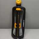 Melnor 65133AMZ XT Turbo Oscillating Sprinkler W/Timer, 4,500 sq. ft., Quick Connect Bundle, 2-Way Adjustable, Black, Yellow