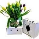 Cardboard Delivery Boxes l Flower Delivery Box l Vase Boxes Cardboard for delivery l Florist Delivery Boxes (50)