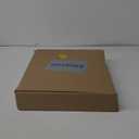 Plant Stand Indoor,Mid Century Walnut Wood Plant Table, Heavy Duty Metal Tall Flower Pot Stand,Modern Round Small Side End Table with Raised Design(12"x17")