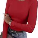 ANRABESS Women Long Sleeve Shirts Rib Knit Slim Fit Tops Basic Tee 2025 Fall Outfits Casual T-Shirt Underscrubs Layer Clothes 2XL