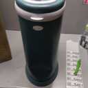 Ubbi Stainless Steel Diaper Pail, Odor Locking, No Special Bag Required, Award-Winning, Registry Must-Have, Open Water