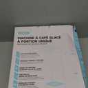 Single Serve Coffee Maker with Built-in Detachable Milk Frother, Iced and Hot Coffee Machine for K Cup & Grounds, 40oz Removable Water Reservoir, 6 Cup Sizes, Fits 7.3" Travel Mug, Black