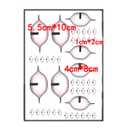Women's Cosplay Tattoos,Adult's Fingers Knees Cosplay Temporary Tattoo (A)