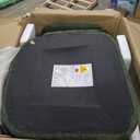 Christopher Knight Home Mores Low Profile Accent Chair Set of 2, Modern Living Room Armless Lounge Chair, Fabric Comfy Reading Chair for Bedroom, Wooden Frame and Thick Padded Seat, Black+Green