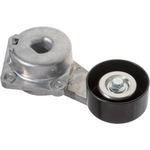 TUCAREST 38133 (W/AC;Smooth Pulley For 4.6L/5.4L/6.8L) Drive Belt Tensioner Pulley Assembly Fit For 97-01 Fo-rd E-150 E-250 E-350 Econoline Expedition F-150 F-250 F-350 Super Duty [# 1L3E6B209AA]