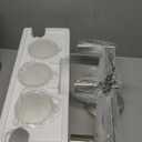 2023 Upgrade 3-Light Brushed Nickel Bathroom Vanity Light Fixtures, Clear Glass Shade Wall Sconces for Mirror, Bedroom, Living Room, Hallway