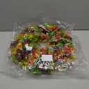 Fall Decor - 16 Inch Autumn Artificial Wreath - Fall Decorations for Thanksgiving, Halloween, Farmhouse, Harvest Home, Outdoor, Indoor, Window, Wall (Green,orange,red,yellow)