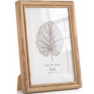 KovaScape Picture Frames,27 x 40 Picture Frame,Solid Oak Wood Picture Frame,27x40 Photo Frame with High Tempered Glass,27 by 40 Wooden Frame Matted to 24x36 Photo for Wall & Tabletop Display,1 Pack