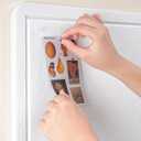 Bulletin Board, 24 x 18 inches Felt Board Decorative Pin Board, Vision Board Cork Board Alternative for Wall, Foldable Photo Board Self-Adhesive Vision Board with 20 Pushpins - White