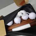 Swooc Games® - Premium Wooden Ladder Ball Game Set (Weather Resistant) - with 10+ Games & Carrying Case - Easy, No Tool Set Up - Premium Ladder Toss Outdoor Game - Backyard Ball Toss Games, Medium