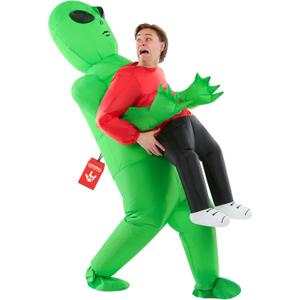 Morph Alien Costume, Inflatable Alien Costume Adult, Inflatable Aliens Costumes, Blow Up Costumes for Adults , One Size