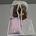 Brown Blonde Short Curly Wigs Human Hair for Black Women with Bangs Heat Resistant for Daily Use Breathable Capless (Ombre Blonde, 14 Inch)