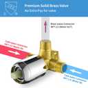 Shower Valves Wall Mount Shower Faucet Rough-In Valve Bathroom Trim Kit Single Handle Tub Shower Valve Mixer Chrome 2499CP