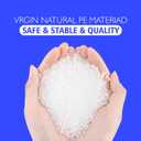High Density Polyethylene (HDPE) Sheet, Heavy Duty Plastic Board for DIY & Industrial Use (White, 1/4"x 12"x 12")