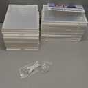 SIMPDIY Shoe Organizer, 12 Pack Shoe Storage Shoe Organizer for Closet, Shoe Boxes Clear Plastic Stackable Shoe Storage Boxes for Size 13 (XX-Large, White)