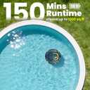 Y20 Robotic Pool Cleaner, Cordless Pool Vacuum for Above & Inground Pools