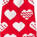 Soft Warm Dog Sweater for Small Dogs Girl Cat Printed Knitting Pattern Sweaters for Small Dogs Christmas Outdoor Red, Size 8 