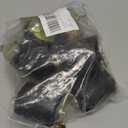 Heavy Duty Steel Stem Bed Frame Wheels Casters Rollers with Plastic Inserts, Set of 6, Locking