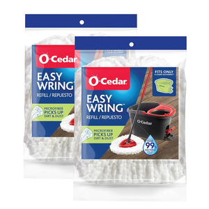 O-Cedar EasyWring Spin Mop Head Refill (Pack of 2)
