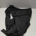 sexycherry Formal Jumpsuit for Women Dressy Elegant Long Straight Pants Jumpsuits for Party Club with Zipper (Medium, Dark Black)