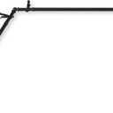 Rod Desyne 4884-282-CORNER Corner Window Curtain Rod 13/16", Black