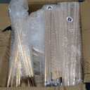 3pcs Gold Metal Plant Stand, Cylinder Pedestal Stands for Party, Metal Plant Columns Pedestal Stands for Display, Round Cylinder Columns tables for Weddings Cake Stand Floor Plant Tables