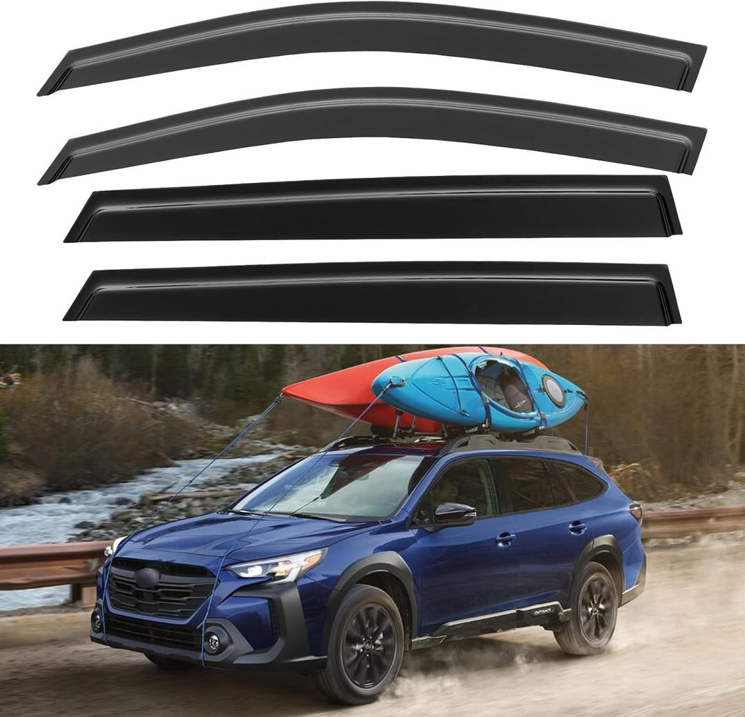 Window Visors Rain Guards Shield for 2020 2021 2022 2023 2024 2025 Subaru Outback, Out-Channel Window Vent Wind Deflectors Visors Shades for 20-25 Outback