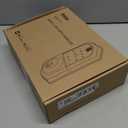 Veise VE017-H Fingerprint Smart Front Door Lock Set, App Control, 8-in-1 Keyless Entry Deadbolt with Zinc Alloy Handles, Emergency Power Port, Touchscreen Keypad, Auto Lock, Easy Install, Matte Black